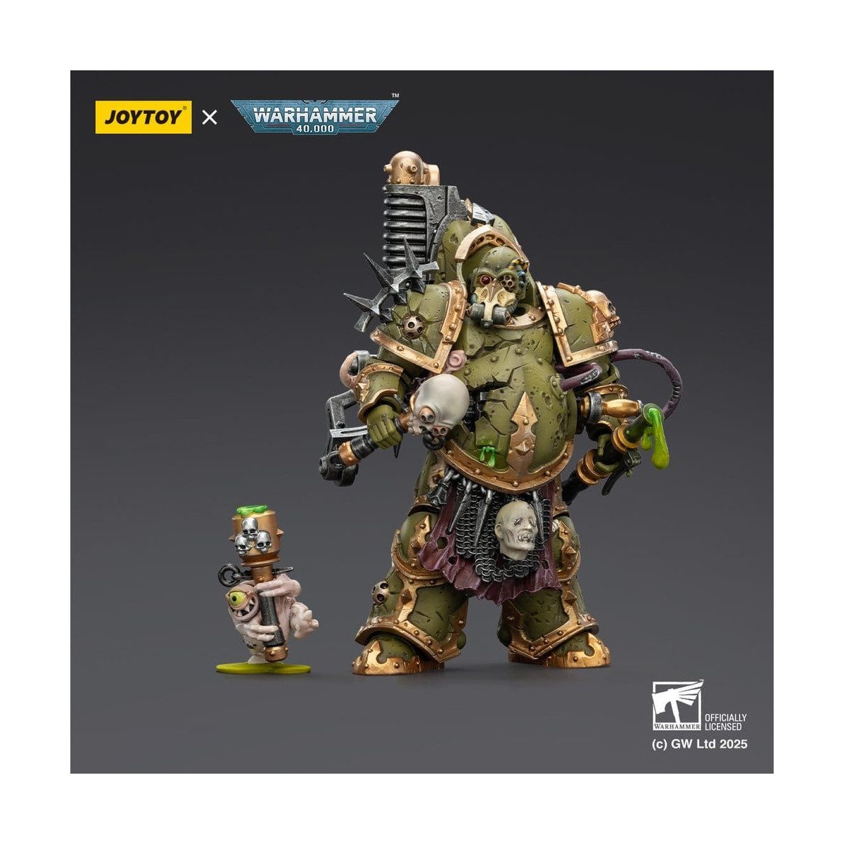 Joytoy - Guardia de la Muerte - Foul Blight spawn con Plague Sprayer 1/18 - Warhammer 40k
