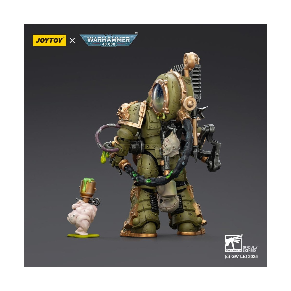 Joytoy - Guardia de la Muerte - Foul Blight spawn con Plague Sprayer 1/18 - Warhammer 40k