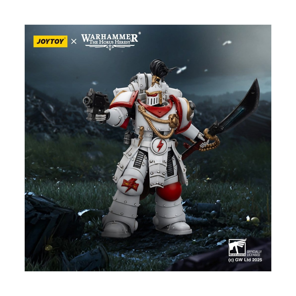 JoyToy Space Marines - Cicatrices Blancas - Pretor de la Legión 1/18 - La Herejía de Horus