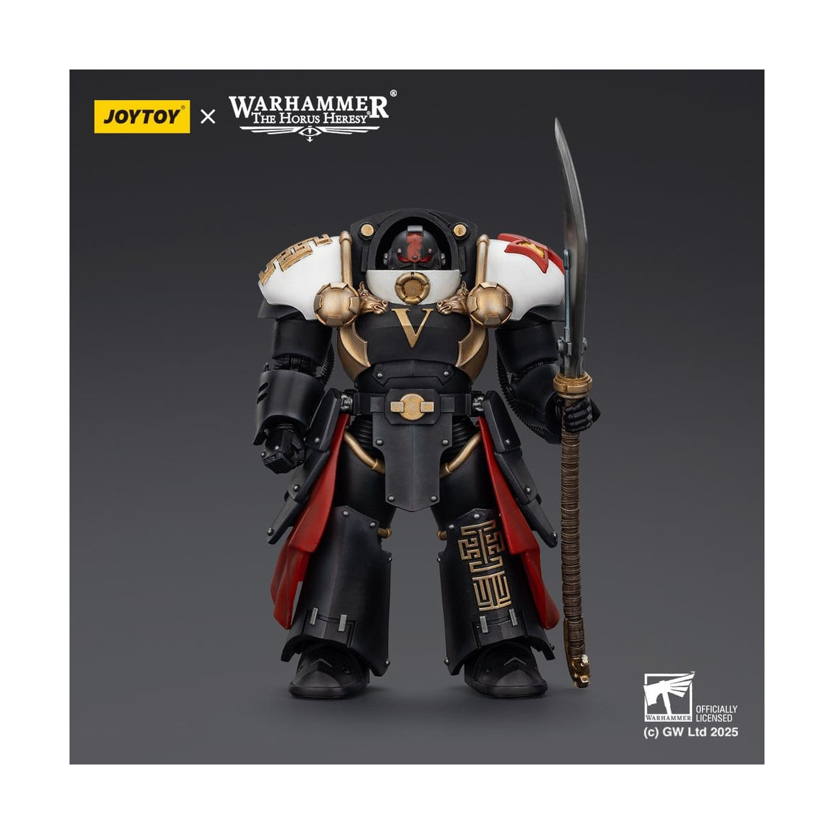 JoyToy Space Marines - Cicatrices Blancas - Ebon Keshig Terminator 1 con Power Glaive 1/18 - La Herejía de Horus
