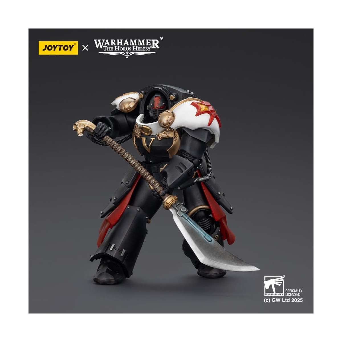 JoyToy Space Marines - Cicatrices Blancas - Ebon Keshig Terminator 1 con Power Glaive 1/18 - La Herejía de Horus