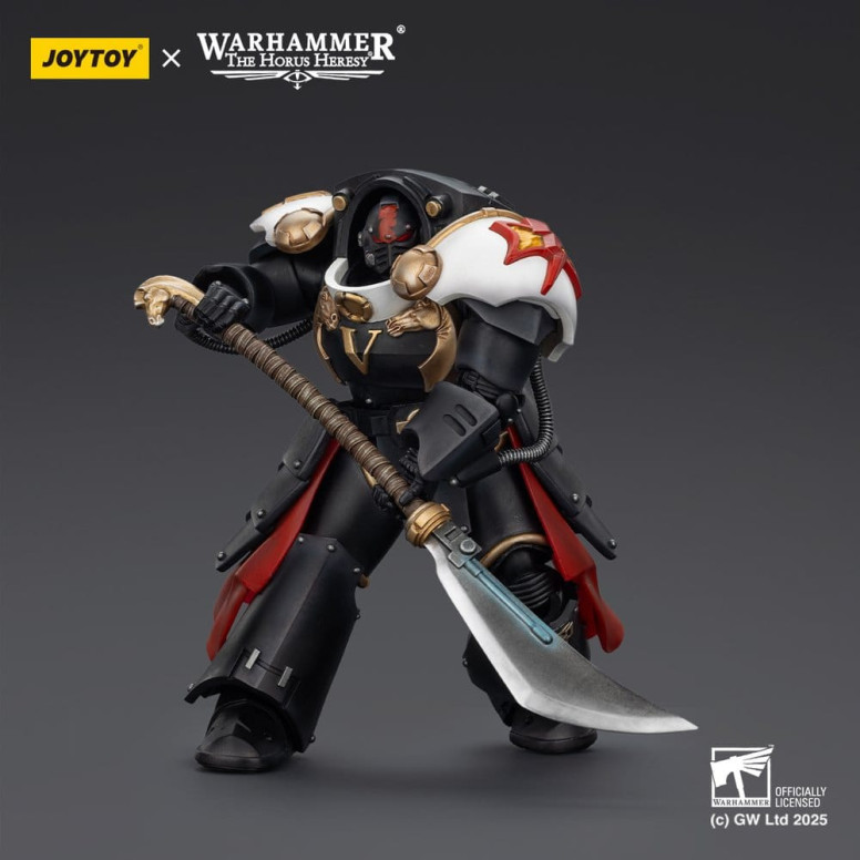 JoyToy Space Marines - Cicatrices Blancas - Ebon Keshig Terminator 1 con Power Glaive 1/18 - La Herejía de Horus