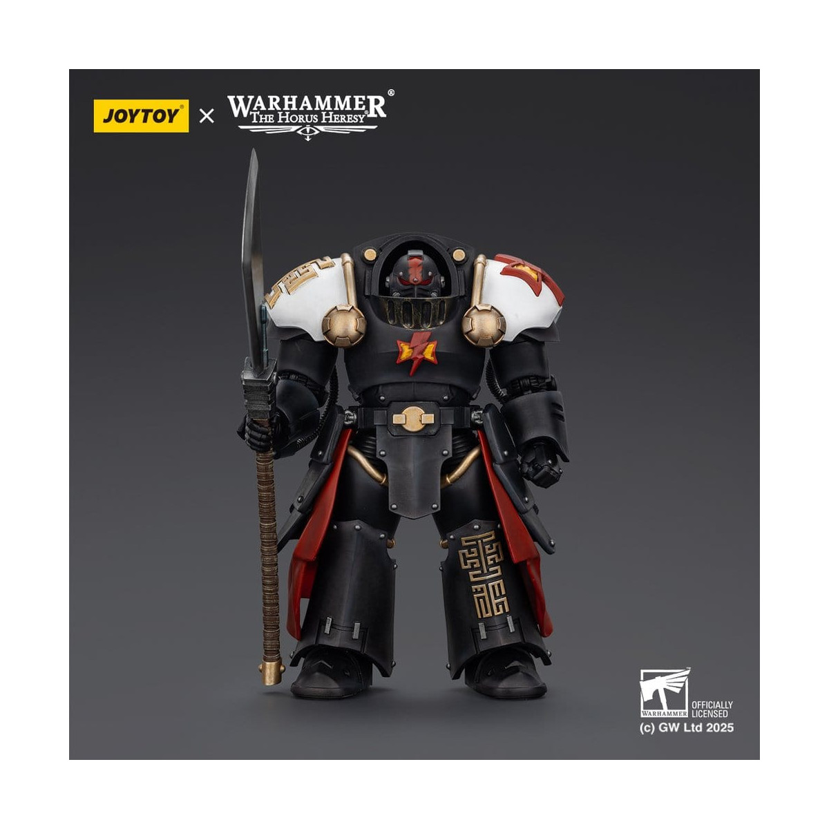 JoyToy Space Marines - Cicatrices Blancas - Ebon Keshig Terminator 2 con Power Glaive 1/18 - La Herejía de Horus