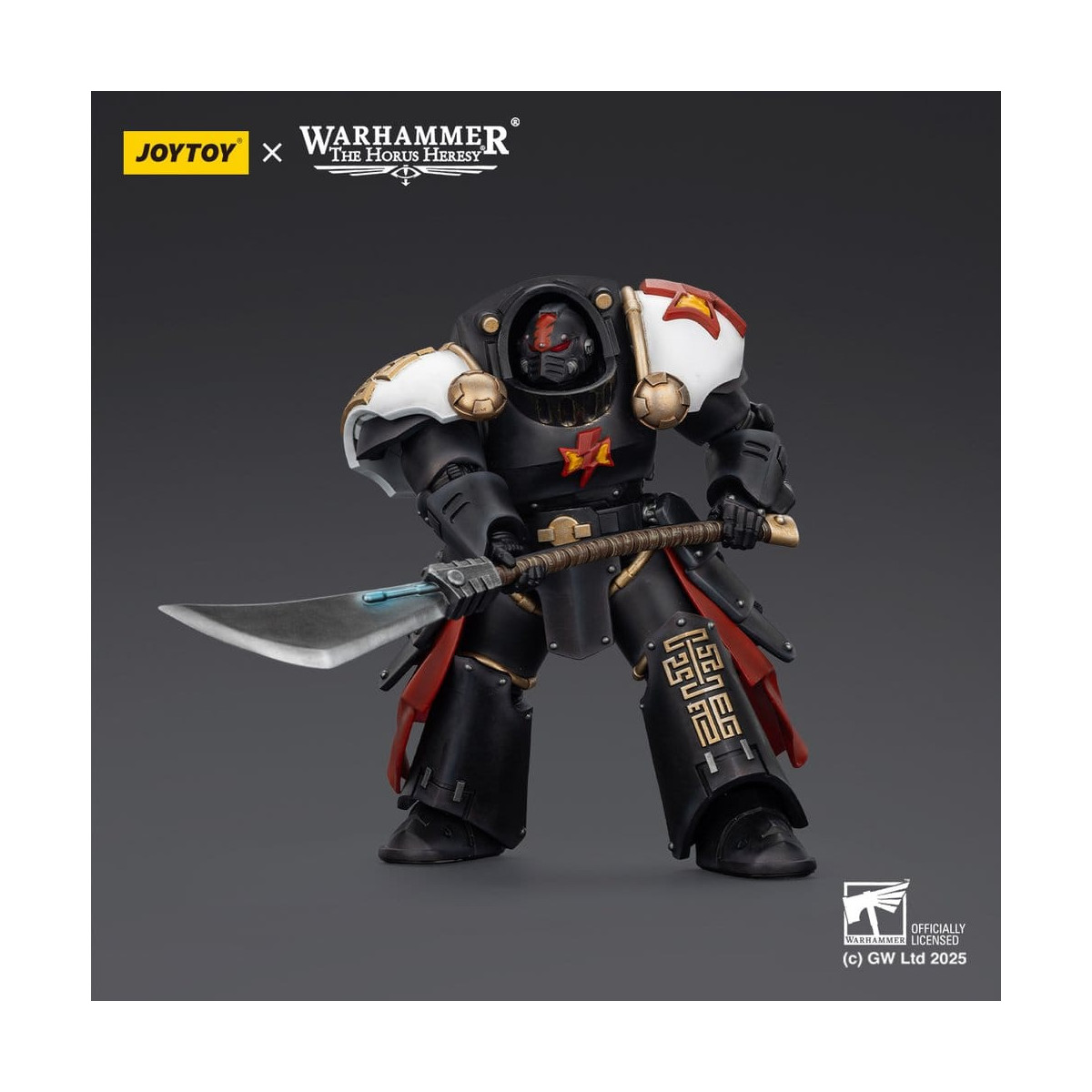 JoyToy Space Marines - Cicatrices Blancas - Ebon Keshig Terminator 2 con Power Glaive 1/18 - La Herejía de Horus