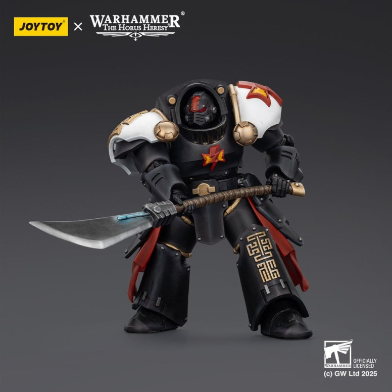 JoyToy Space Marines - Cicatrices Blancas - Ebon Keshig Terminator 2 con Power Glaive 1/18 - La Herejía de Horus