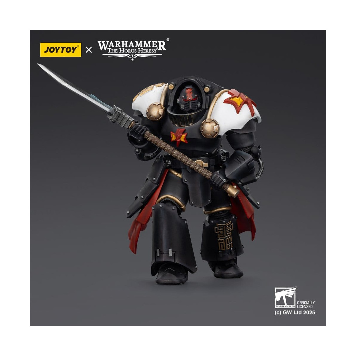 JoyToy Space Marines - Cicatrices Blancas - Ebon Keshig Terminator 2 con Power Glaive 1/18 - La Herejía de Horus
