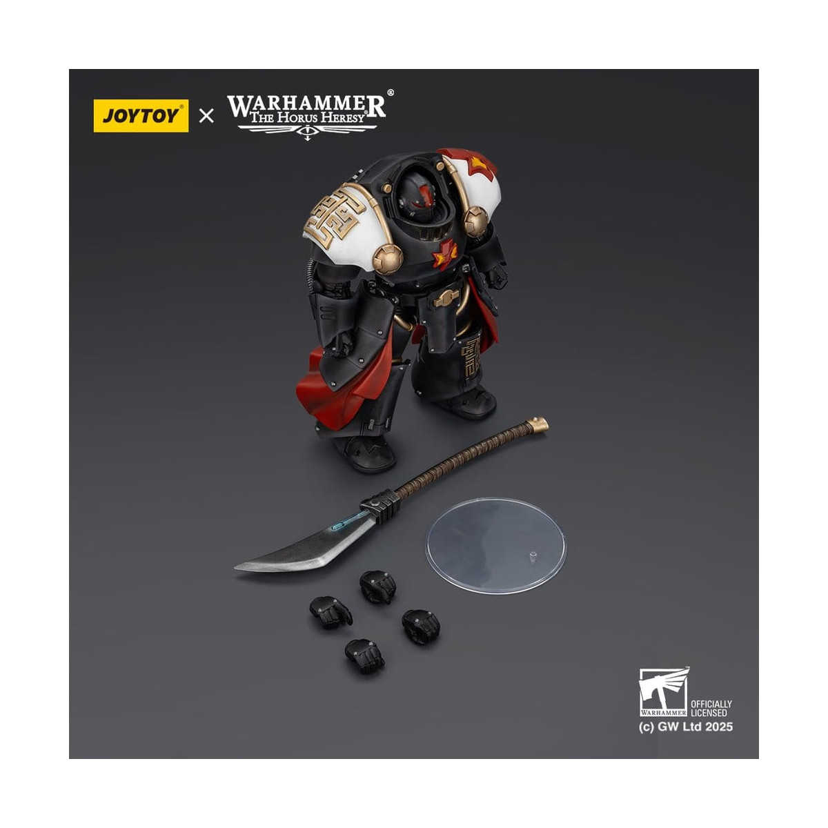 JoyToy Space Marines - Cicatrices Blancas - Ebon Keshig Terminator 2 con Power Glaive 1/18 - La Herejía de Horus