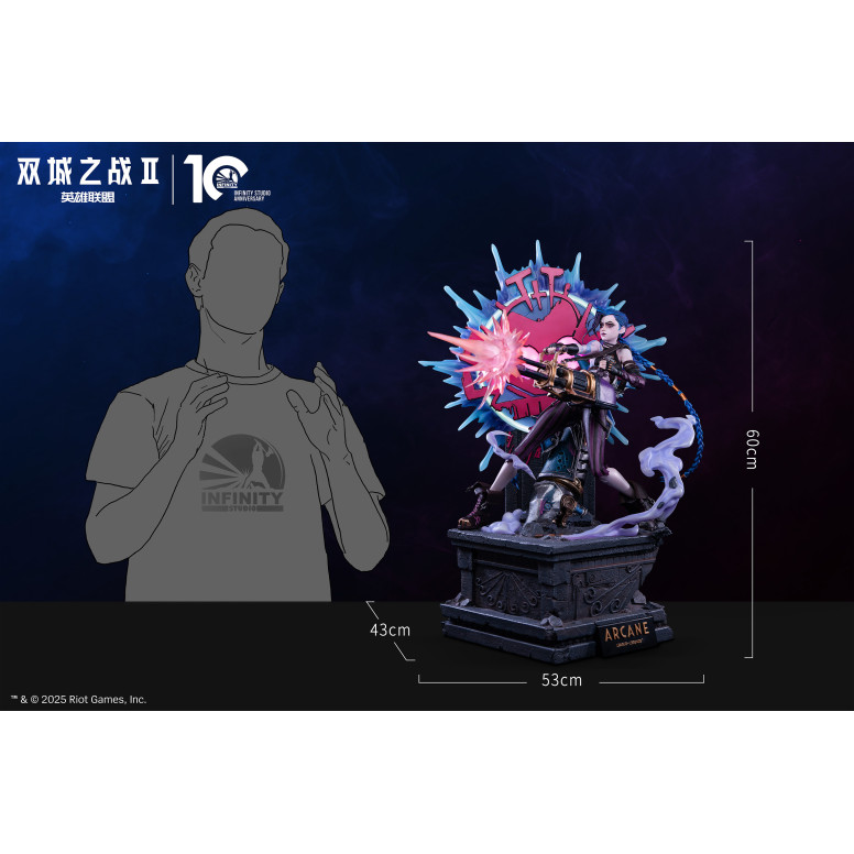Infinity Studio x Arcane Jinx 1/4 Statue Liga de Leyenda