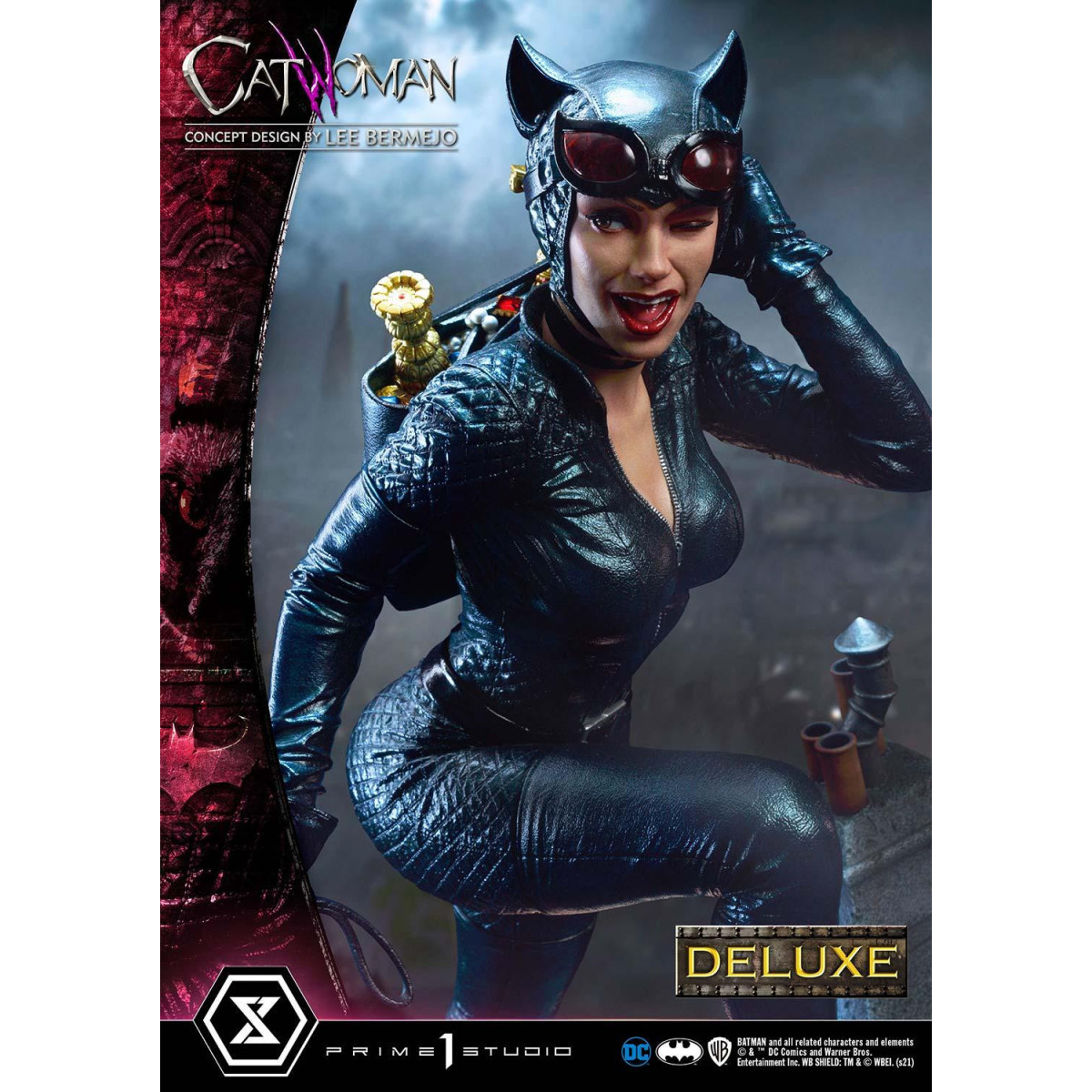 Prime 1 Studio - Catwoman Deluxe (Diseño conceptual de Lee Bermejo) Museum Masterline 1/3