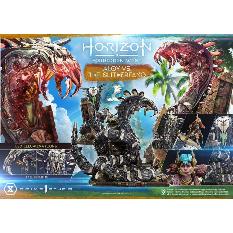 Prime 1 Studio - Aloy vs. The Slitherfang Bonus Version - Horizon Forbidden West Ultimate Diorama Masterline Series