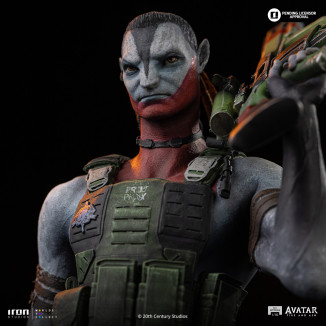 Iron Studios - Miles Quaritch Arte Escala 1/10 - Avatar 3: Fuego y Ceniza