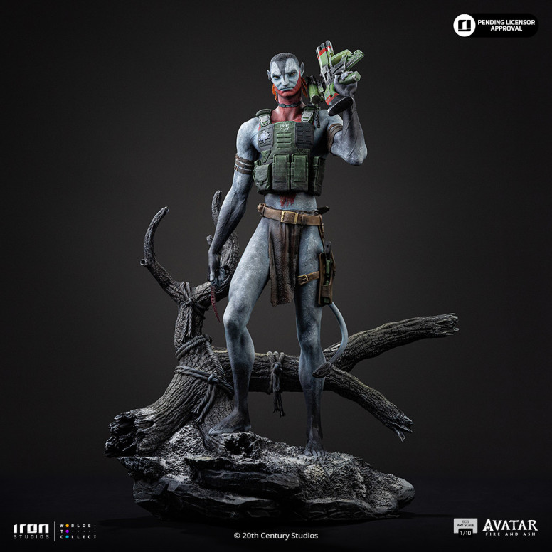 Iron Studios - Miles Quaritch Arte Escala 1/10 - Avatar 3: Fuego y Ceniza
