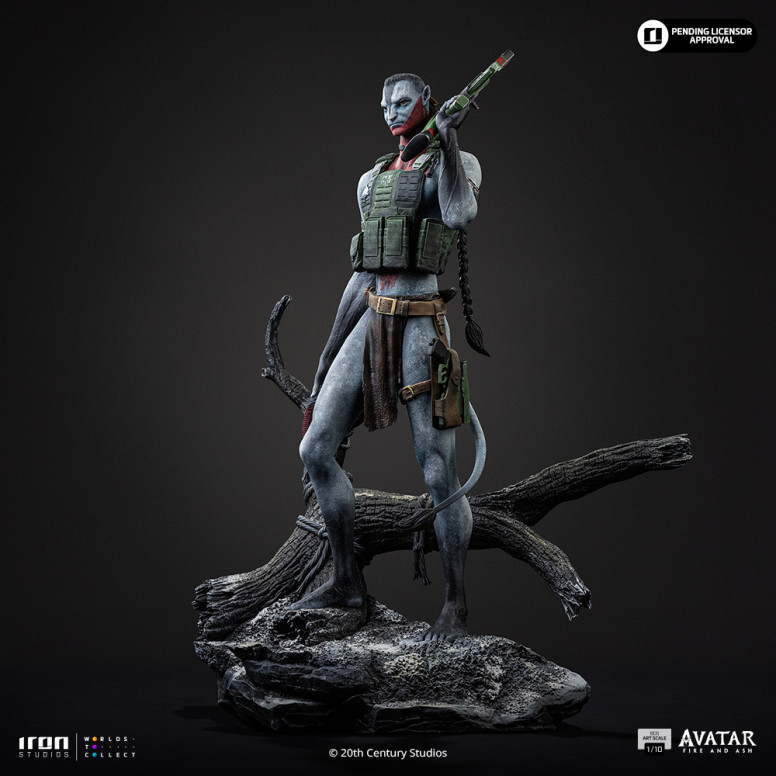 Iron Studios - Miles Quaritch Arte Escala 1/10 - Avatar 3: Fuego y Ceniza