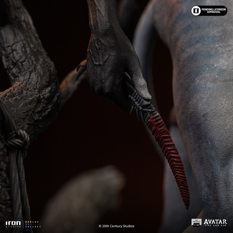 Iron Studios - Miles Quaritch Arte Escala 1/10 - Avatar 3: Fuego y Ceniza