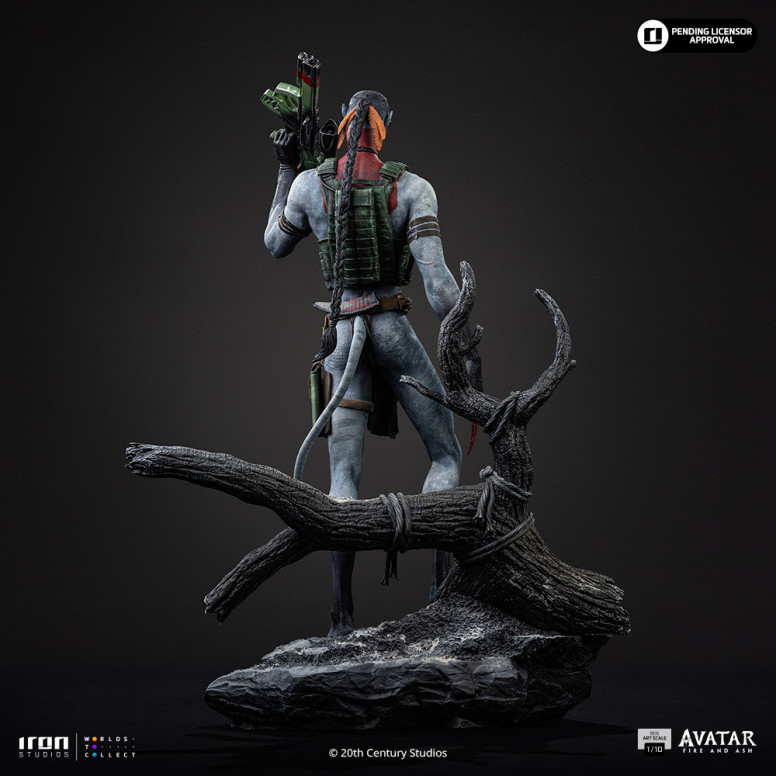 Iron Studios - Miles Quaritch Arte Escala 1/10 - Avatar 3: Fuego y Ceniza