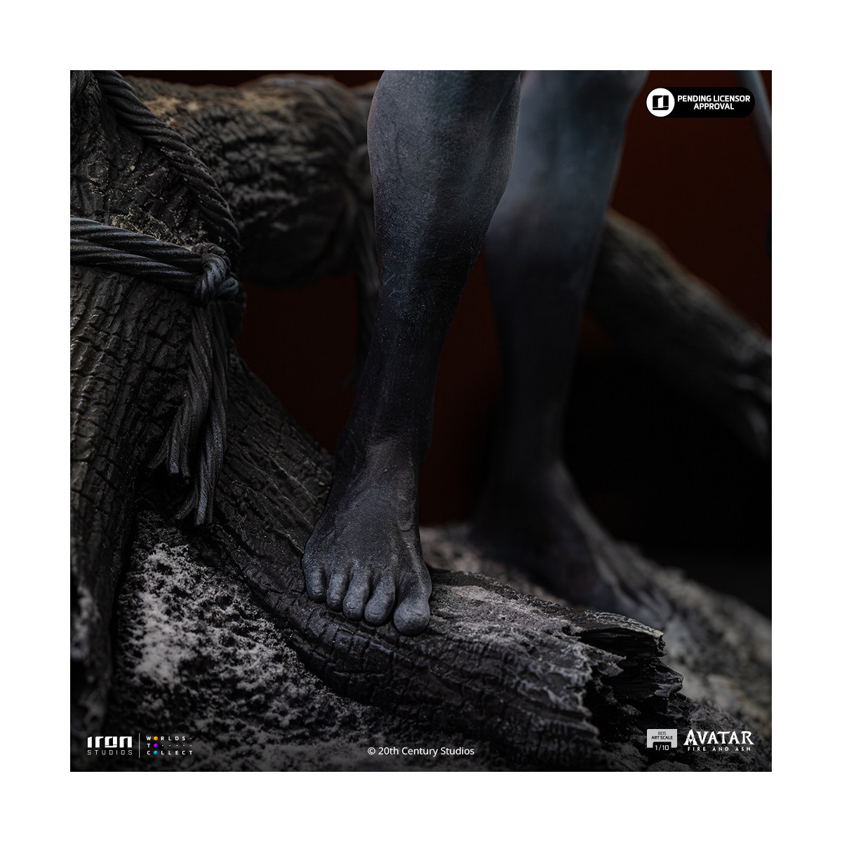 Iron Studios - Miles Quaritch Arte Escala 1/10 - Avatar 3: Fuego y Ceniza