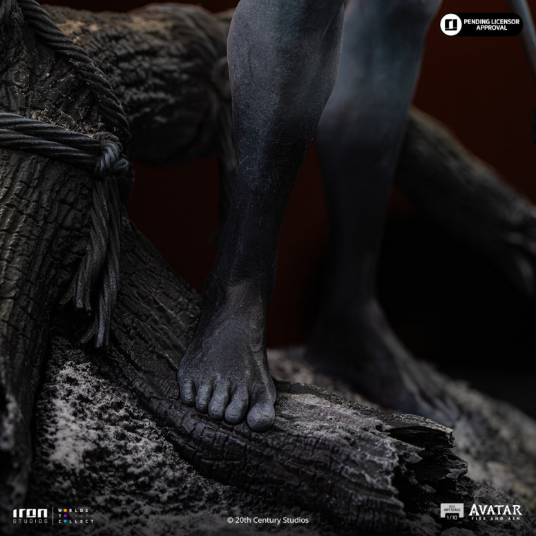 Iron Studios - Miles Quaritch Arte Escala 1/10 - Avatar 3: Fuego y Ceniza