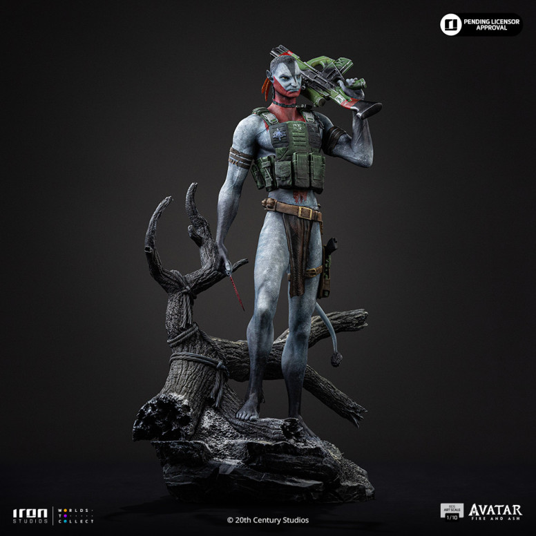 Iron Studios - Miles Quaritch Arte Escala 1/10 - Avatar 3: Fuego y Ceniza