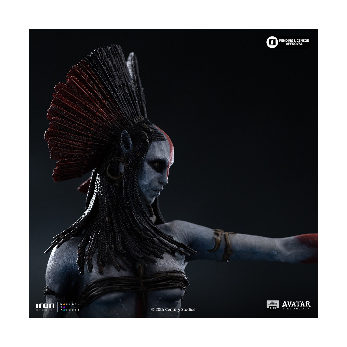 Iron Studios - Varang Art Escala 1/10 - Avatar 3: Fuego y ceniza