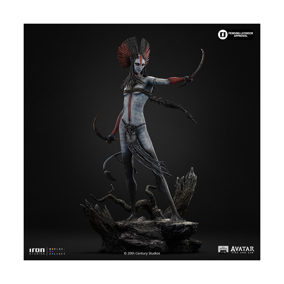 Iron Studios - Varang Art Escala 1/10 - Avatar 3: Fuego y ceniza
