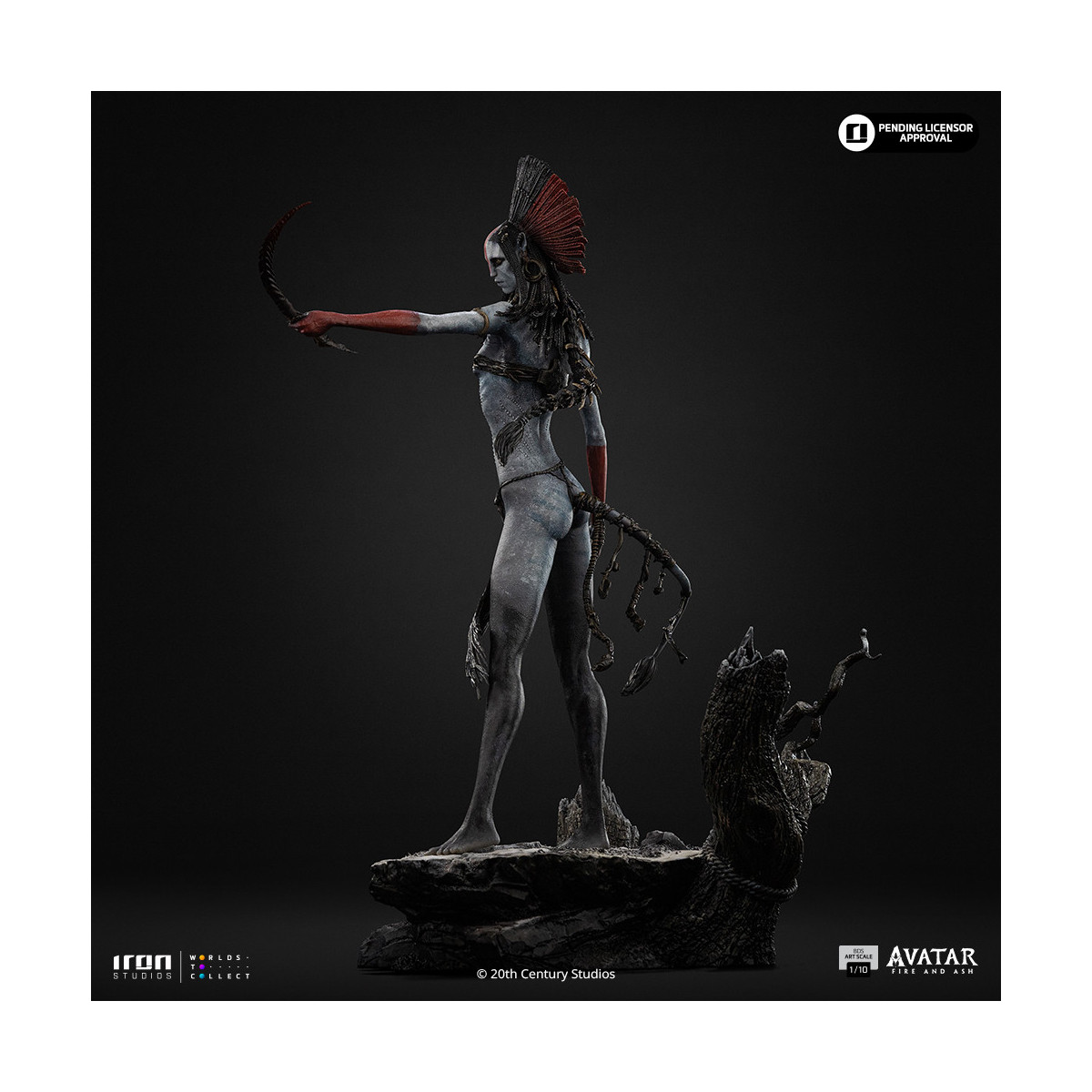 Iron Studios - Varang Art Escala 1/10 - Avatar 3: Fuego y ceniza