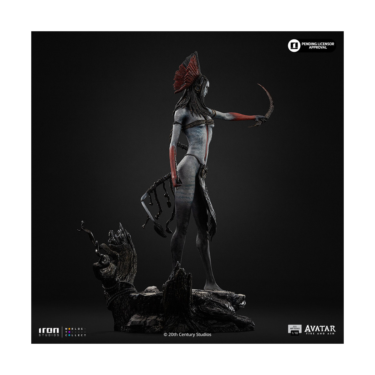 Iron Studios - Varang Art Escala 1/10 - Avatar 3: Fuego y ceniza