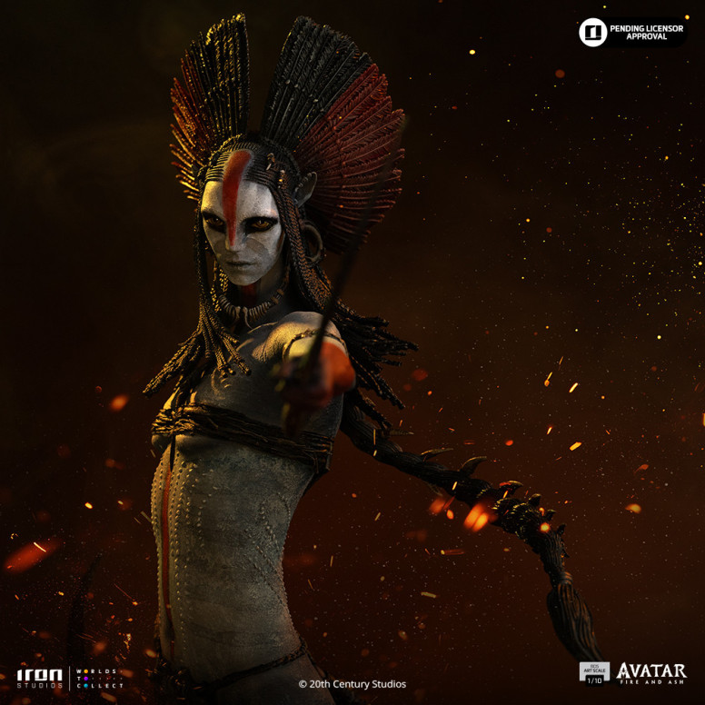 Iron Studios - Varang Art Escala 1/10 - Avatar 3: Fuego y ceniza