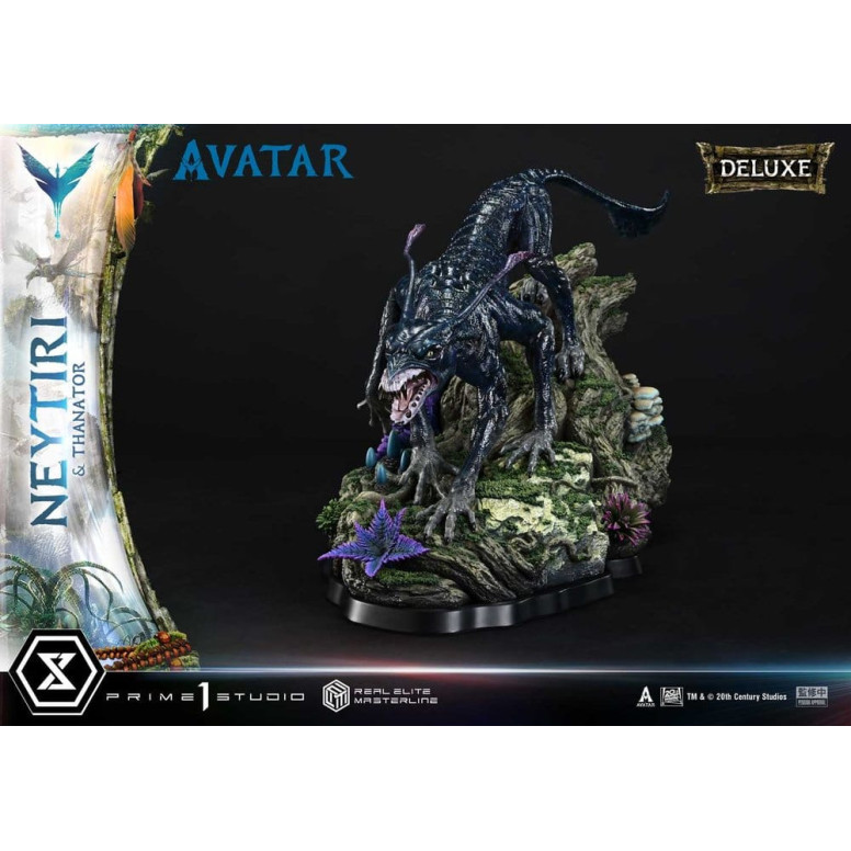 Prime 1 Studio - Avatar - Neytiri & Thanator Versión Deluxe Bonus Real Elite Masterline Series 1/4