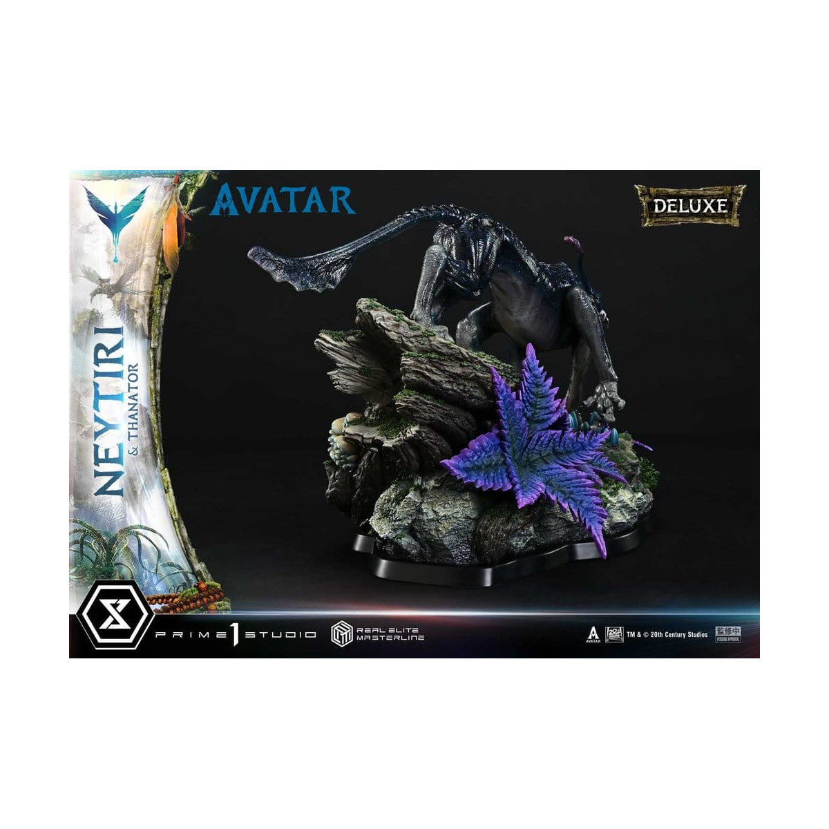 Prime 1 Studio - Avatar - Neytiri & Thanator Versión Deluxe Bonus Real Elite Masterline Series 1/4