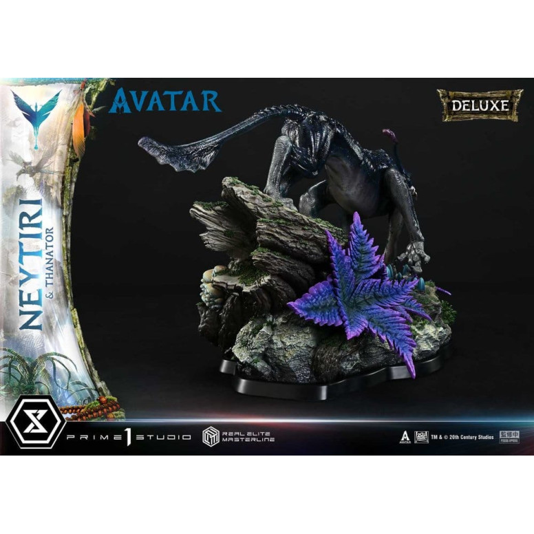 Prime 1 Studio - Avatar - Neytiri & Thanator Versión Deluxe Bonus Real Elite Masterline Series 1/4