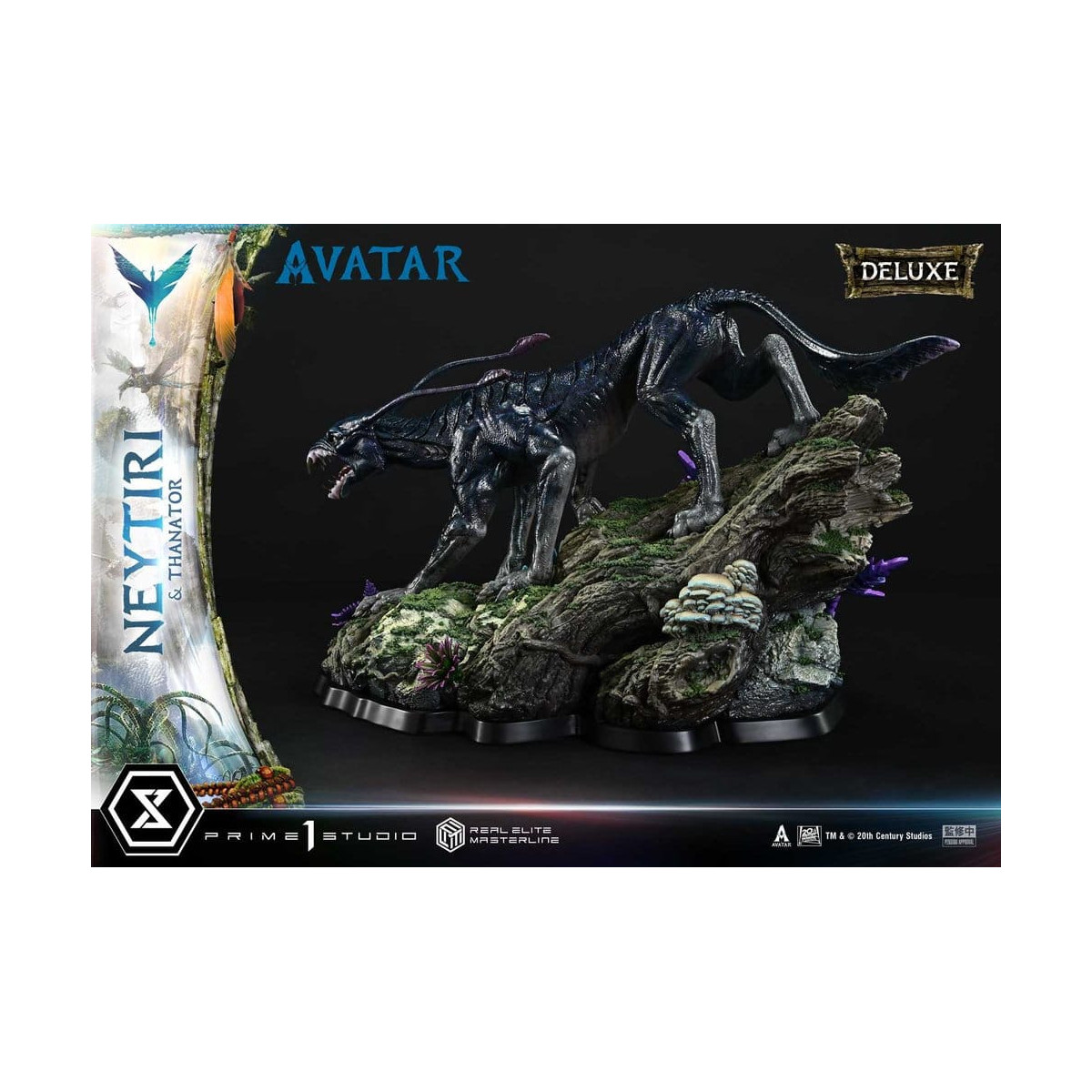 Prime 1 Studio - Avatar - Neytiri & Thanator Versión Deluxe Bonus Real Elite Masterline Series 1/4