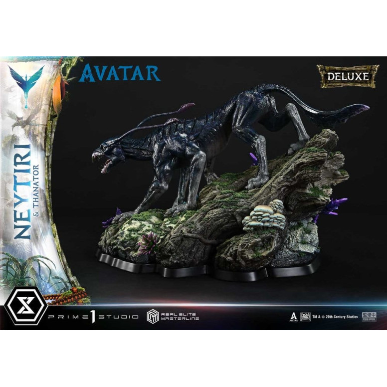 Prime 1 Studio - Avatar - Neytiri & Thanator Versión Deluxe Bonus Real Elite Masterline Series 1/4