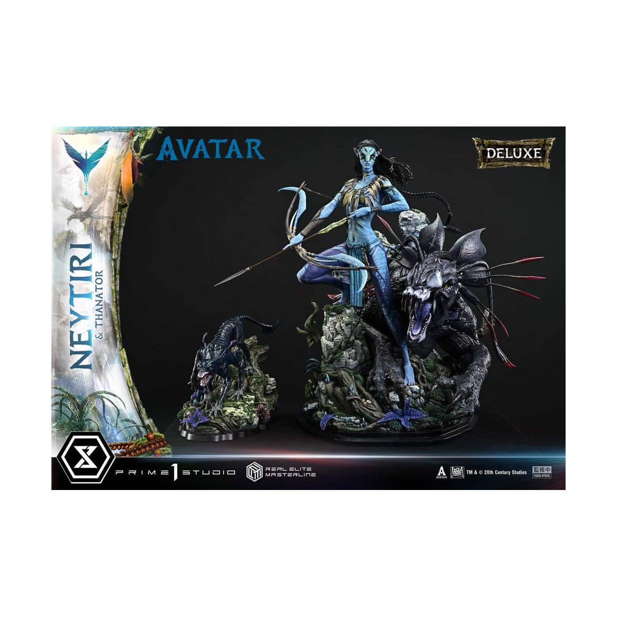 Prime 1 Studio - Avatar - Neytiri & Thanator Versión Deluxe Bonus Real Elite Masterline Series 1/4