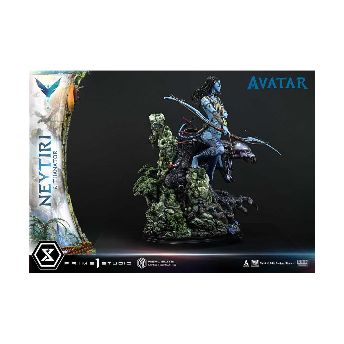 Prime 1 Studio - Avatar - Neytiri & Thanator Versión Deluxe Bonus Real Elite Masterline Series 1/4