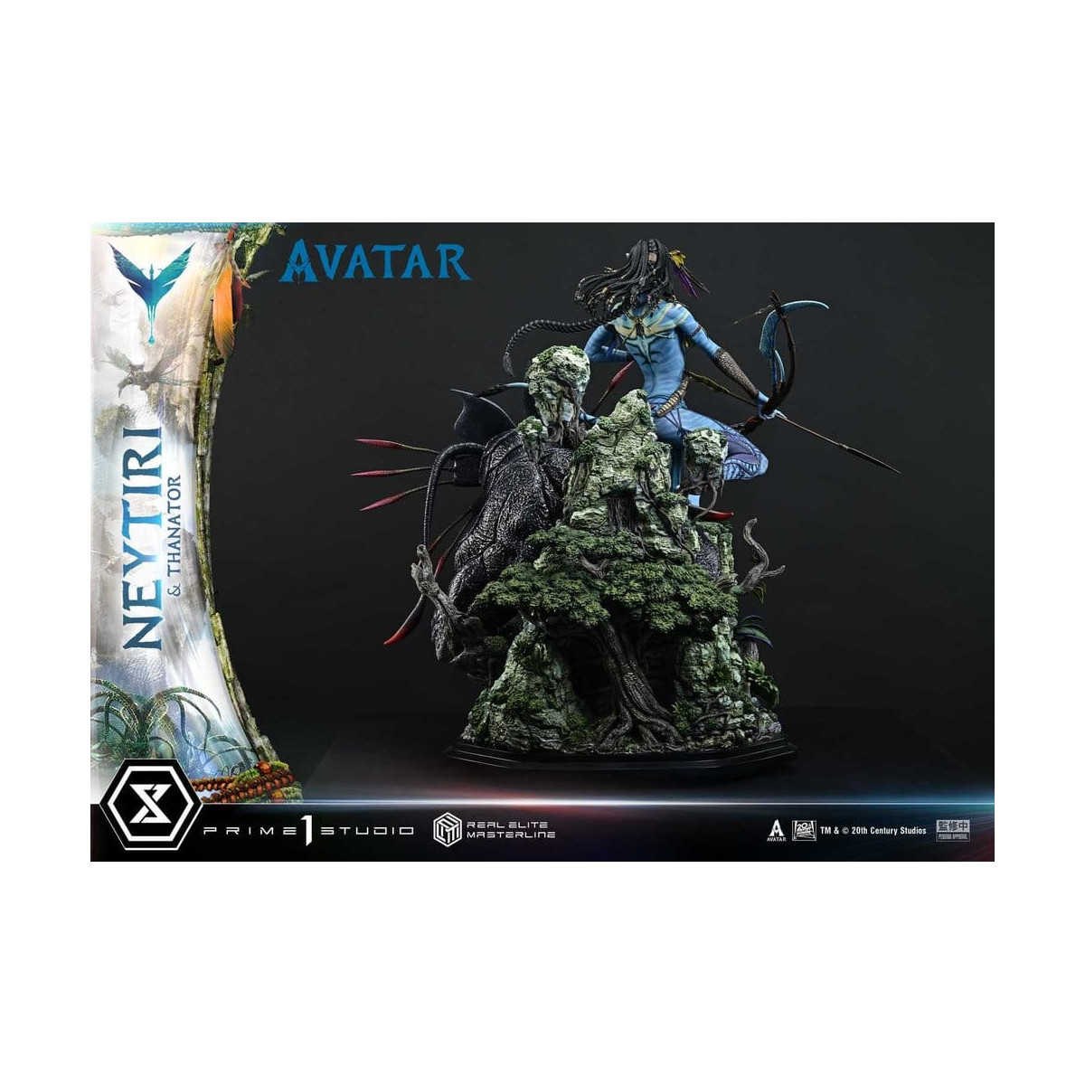 Prime 1 Studio - Avatar - Neytiri & Thanator Versión Deluxe Bonus Real Elite Masterline Series 1/4