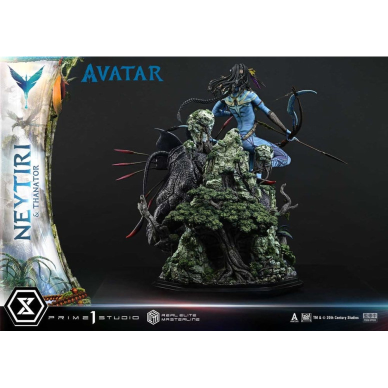 Prime 1 Studio - Avatar - Neytiri & Thanator Versión Deluxe Bonus Real Elite Masterline Series 1/4