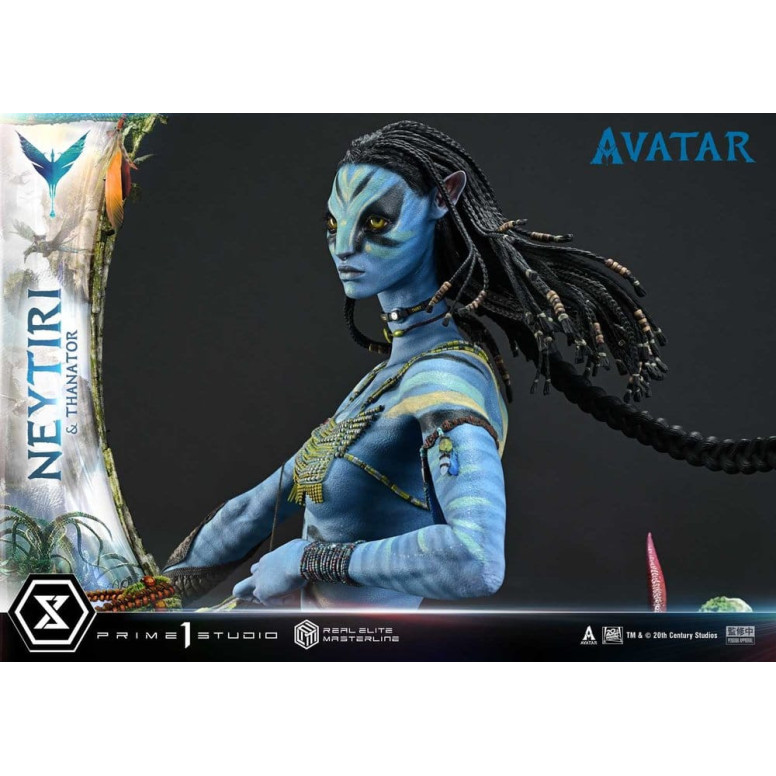 Prime 1 Studio - Avatar - Neytiri & Thanator Versión Deluxe Bonus Real Elite Masterline Series 1/4