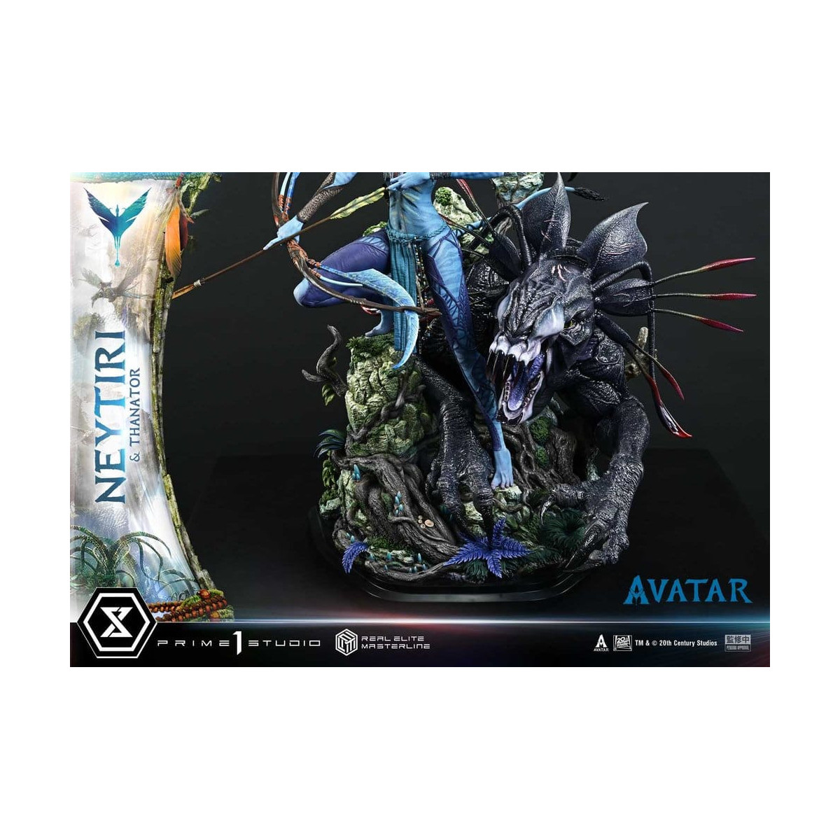 Prime 1 Studio - Avatar - Neytiri & Thanator Versión Deluxe Bonus Real Elite Masterline Series 1/4