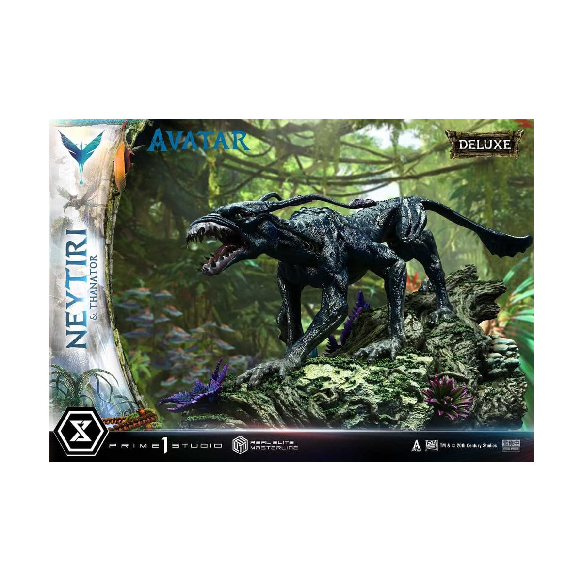 Prime 1 Studio - Avatar - Neytiri & Thanator Versión Deluxe Bonus Real Elite Masterline Series 1/4