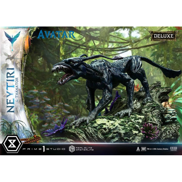Prime 1 Studio - Avatar - Neytiri & Thanator Versión Deluxe Bonus Real Elite Masterline Series 1/4