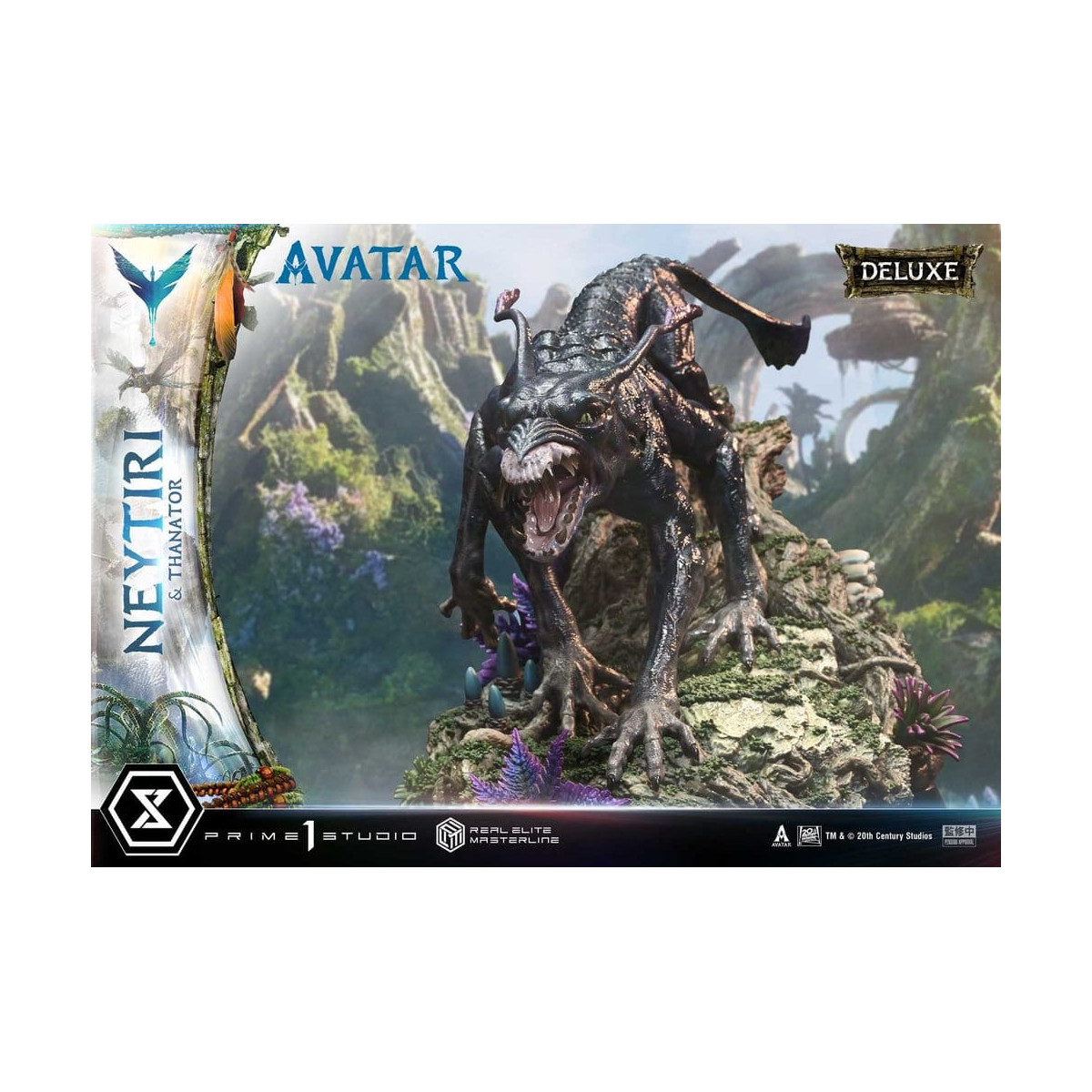 Prime 1 Studio - Avatar - Neytiri & Thanator Versión Deluxe Bonus Real Elite Masterline Series 1/4