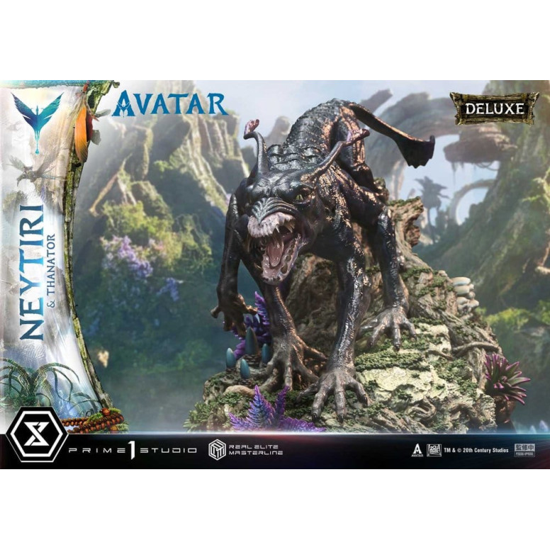 Prime 1 Studio - Avatar - Neytiri & Thanator Versión Deluxe Bonus Real Elite Masterline Series 1/4