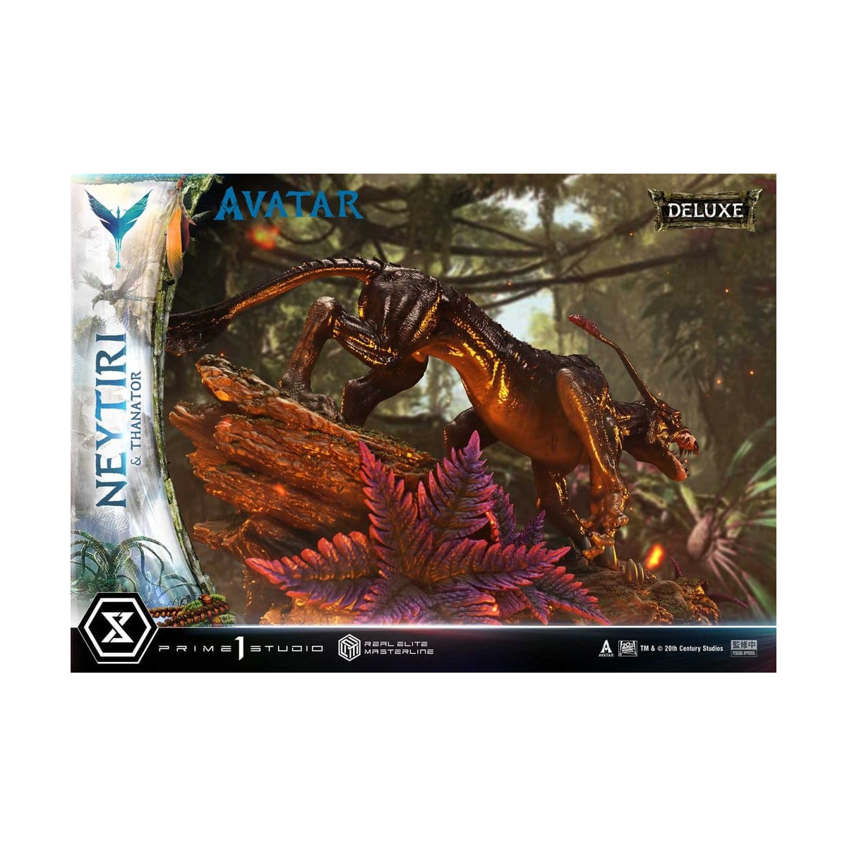 Prime 1 Studio - Avatar - Neytiri & Thanator Versión Deluxe Bonus Real Elite Masterline Series 1/4