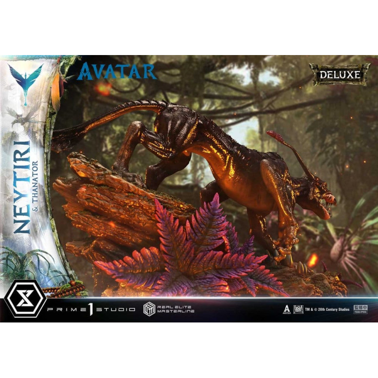 Prime 1 Studio - Avatar - Neytiri & Thanator Versión Deluxe Bonus Real Elite Masterline Series 1/4