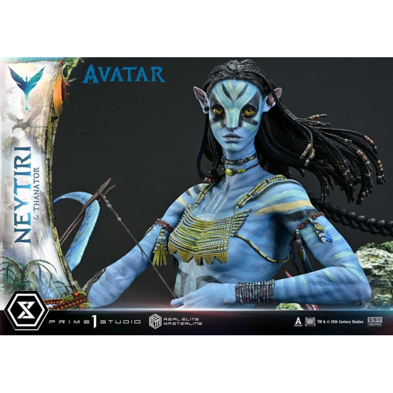 Prime 1 Studio - Avatar - Neytiri & Thanator Versión Deluxe Bonus Real Elite Masterline Series 1/4