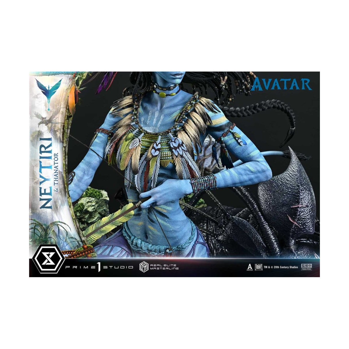 Prime 1 Studio - Avatar - Neytiri & Thanator Versión Deluxe Bonus Real Elite Masterline Series 1/4
