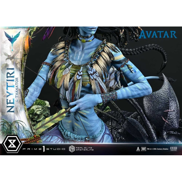 Prime 1 Studio - Avatar - Neytiri & Thanator Versión Deluxe Bonus Real Elite Masterline Series 1/4