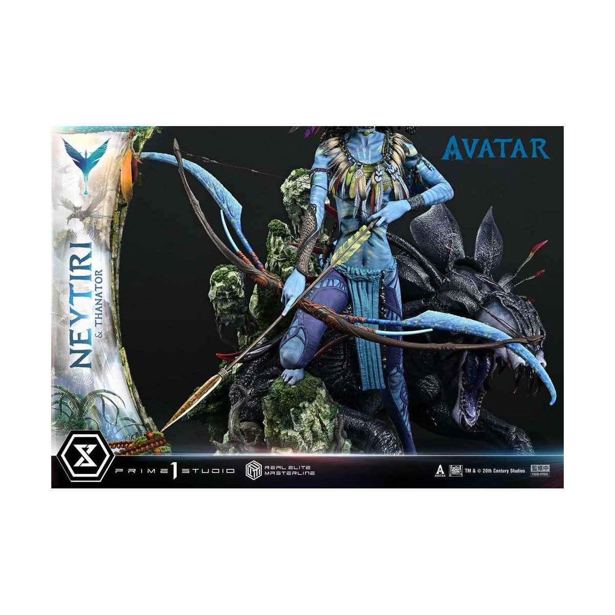 Prime 1 Studio - Avatar - Neytiri & Thanator Versión Deluxe Bonus Real Elite Masterline Series 1/4