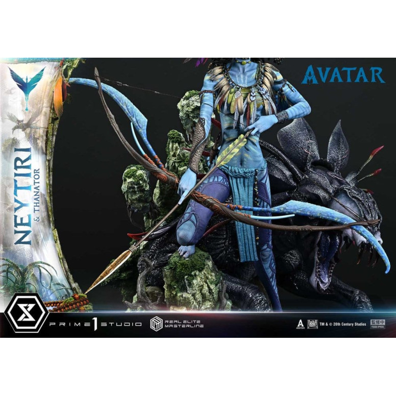 Prime 1 Studio - Avatar - Neytiri & Thanator Versión Deluxe Bonus Real Elite Masterline Series 1/4