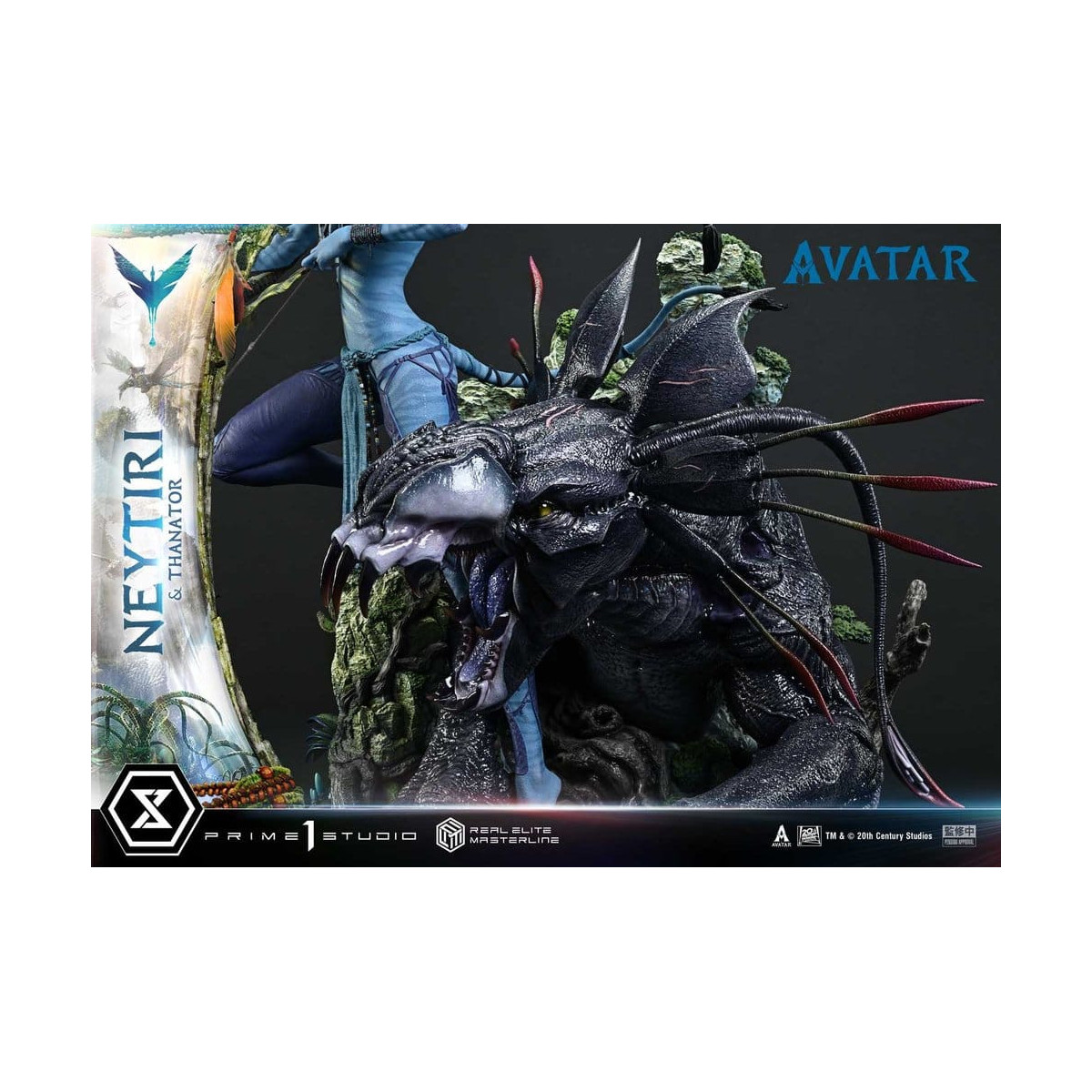 Prime 1 Studio - Avatar - Neytiri & Thanator Versión Deluxe Bonus Real Elite Masterline Series 1/4